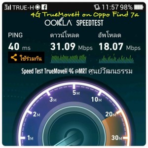 speed test 4g truemove h