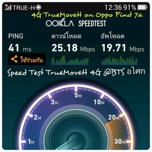 speed test 4g truemove h