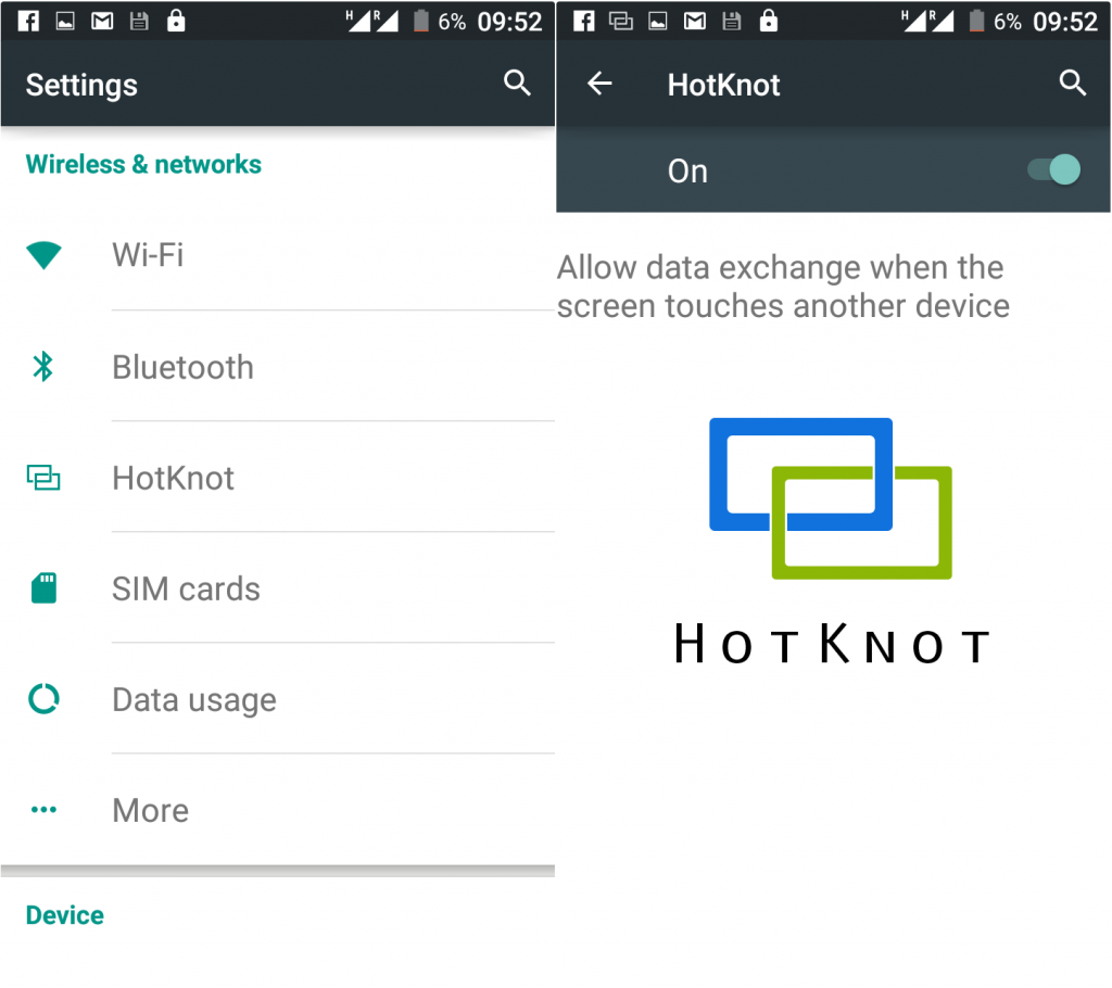 hotknot-data-transfer
