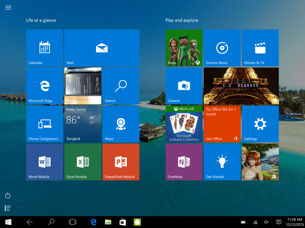 tablet-mode-home-screen