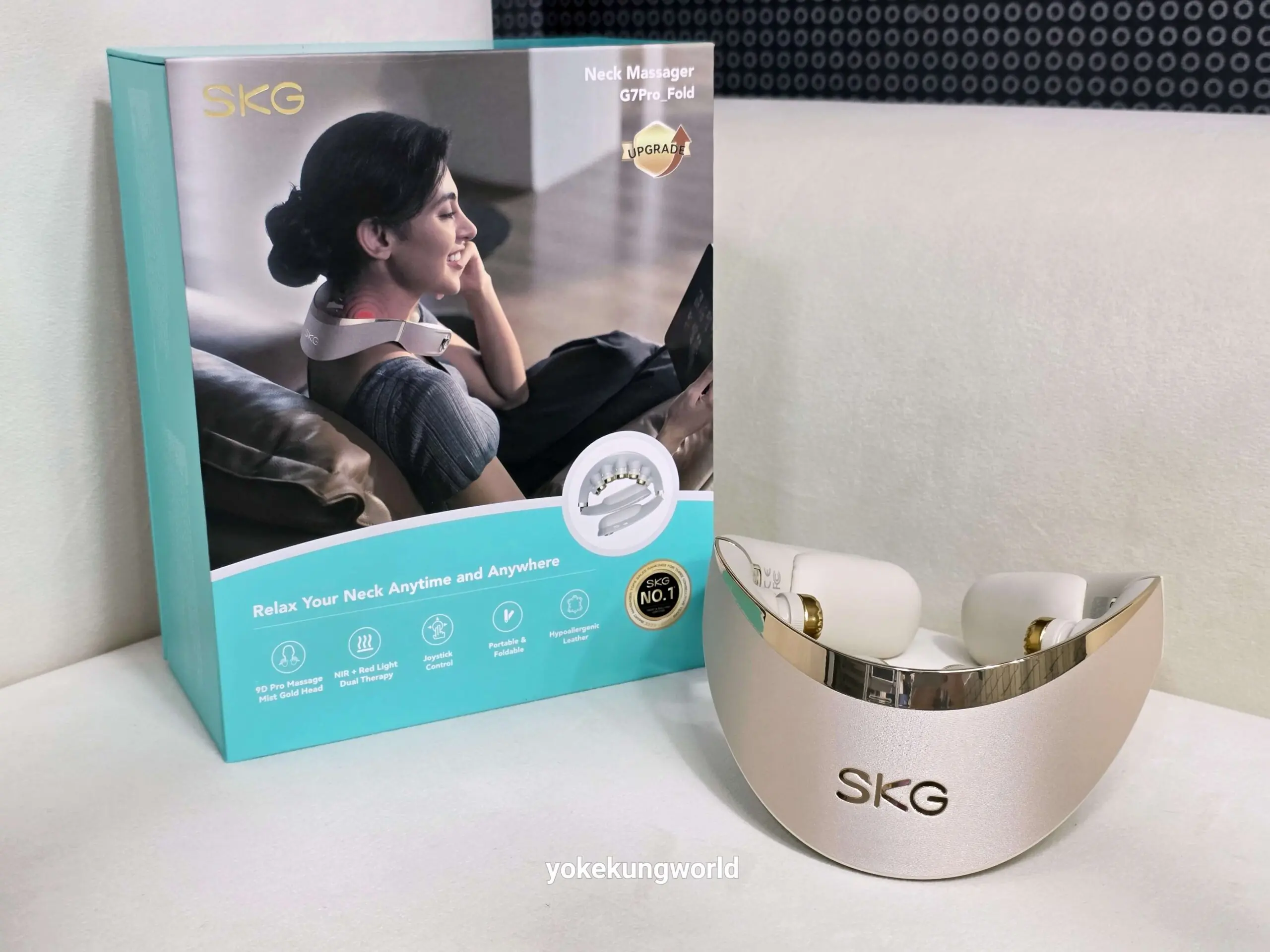 รีวิว เครื่องนวด SKG G7Pro Fold