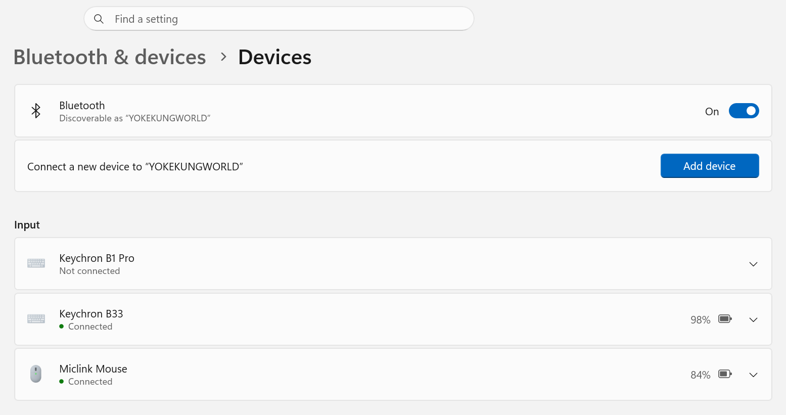 สอนเชื่อมต่อ Bluetooth กับคีย์บอร์ด Keychron [ยกตัวอย่าง Keychron B33 และ Keychron B1 Pro]