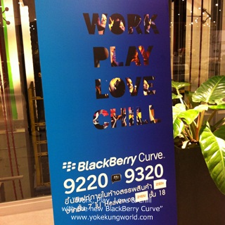 เก็บตกงาน “Work, Play, Love & Chill with the new BlackBerry Curve”