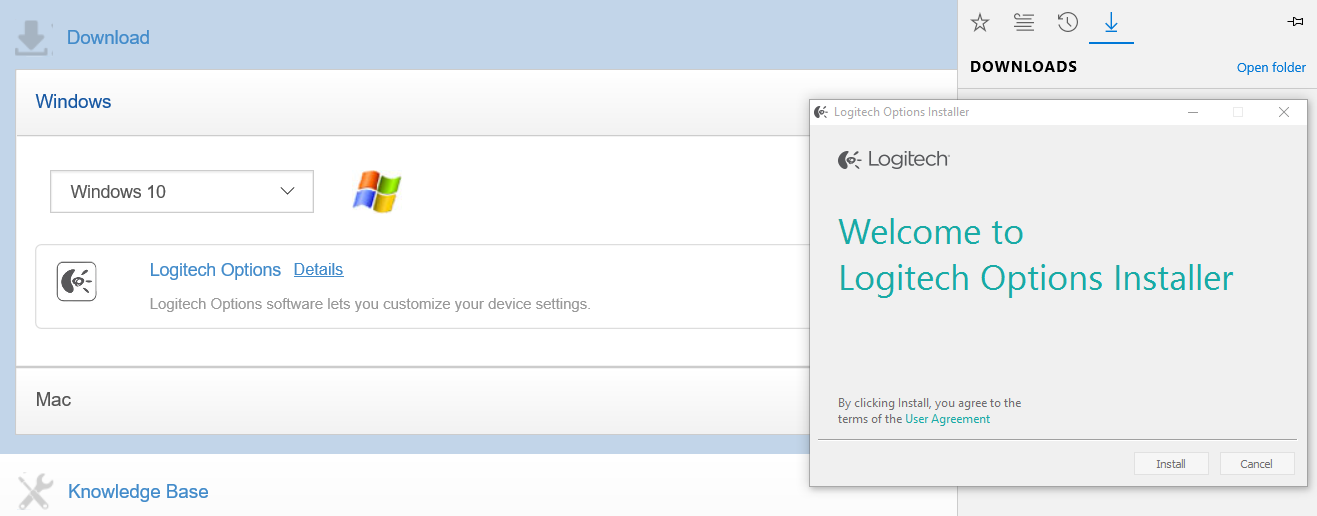 Logitech options logitech