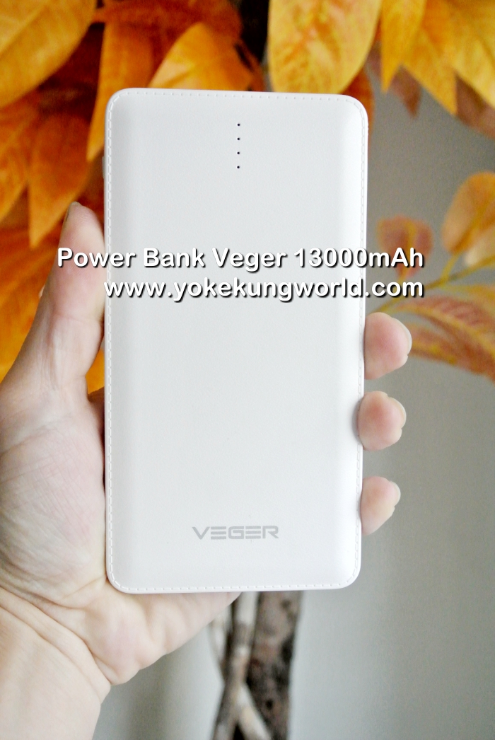 รีวิว แบตสำรอง Veger จุเต็มพลังไฟ 13000 mAh