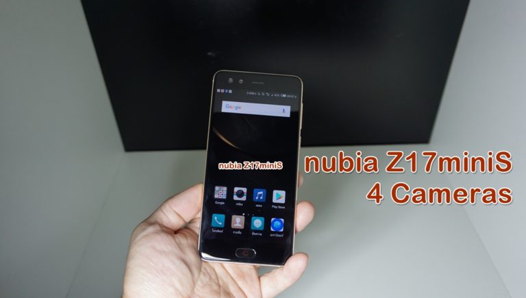 nubia Z17miniS มือถือ 4 กล้อง กล้องหน้าคู่ กล้องหลังคู่ ราคา 6,990 บาท