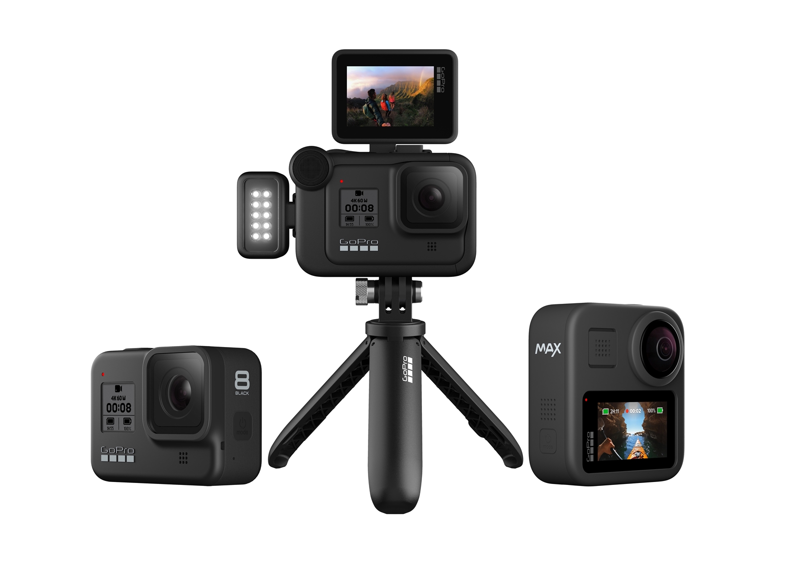 GoPro HERO8 Black, GoPro MAX Black, GoPro Mods