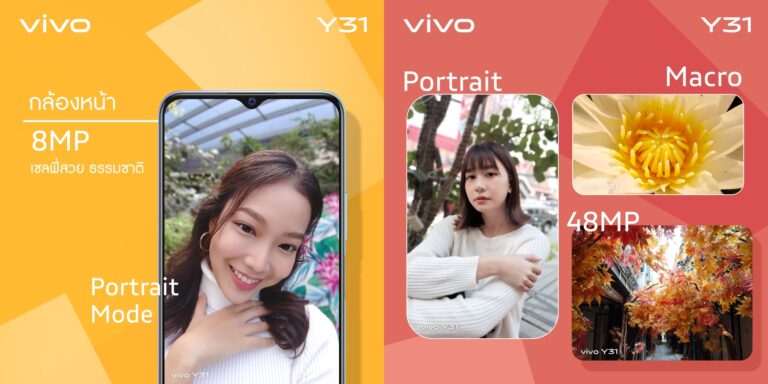 เปิด 6 สุดยอดฟีเจอร์เด็ดบน Vivo Y31 สมาร์ตโฟนน้องใหม่ ในราคาไม่ถึงหมื่น!