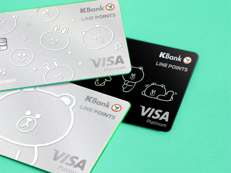 วิธีสมัครบัตรเครดิต LINE POINTS Credit Card ได้ LINE POINTS คืน 3% สะสม 1 LINE POINTS = 1 บาท