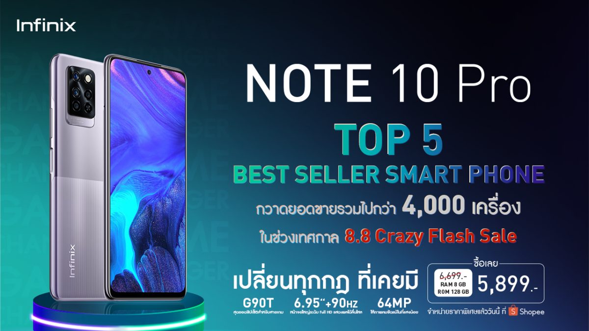 Infinix NOTE 10 Pro