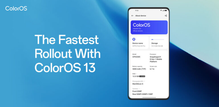 OPPO เปิดอัปเดต ColorOS 13 เร็วที่สุดในประวัติศาสตร์