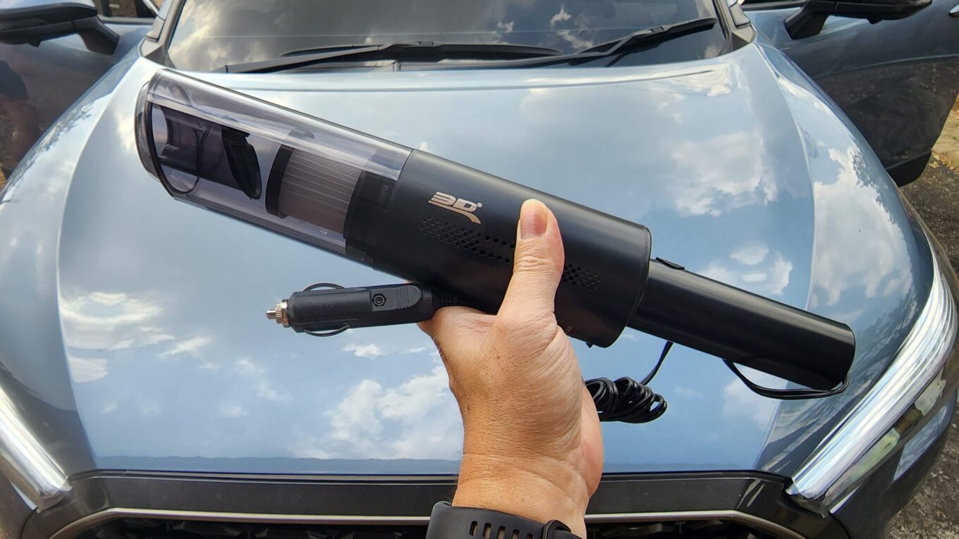 รีวิว 3D Car Vacuum Cleaner เครื่องดูดฝุ่นในรถยนต์ 120W