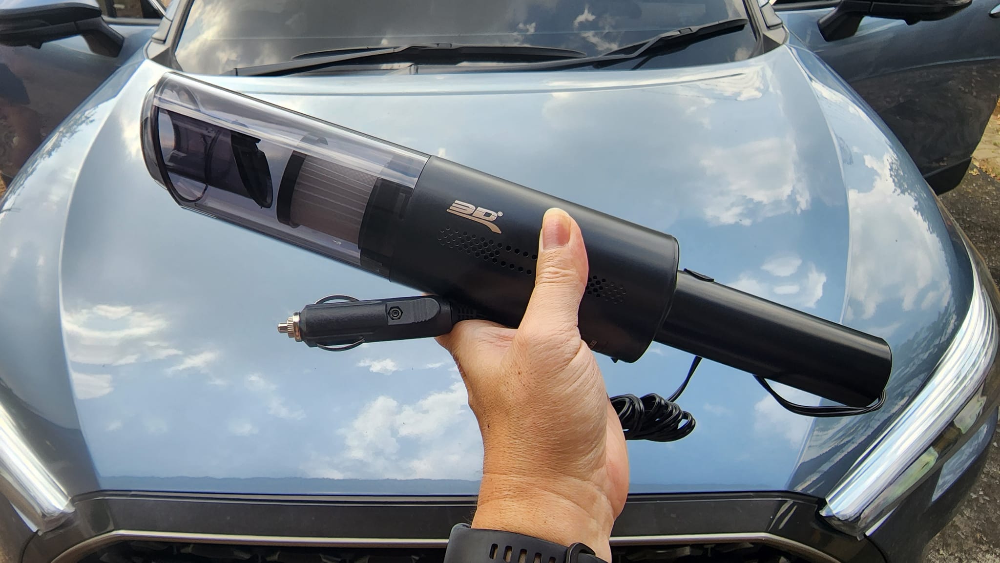 เครื่องดูดฝุ่นในรถยนต์ 120W 3D Car Vacuum Cleaner