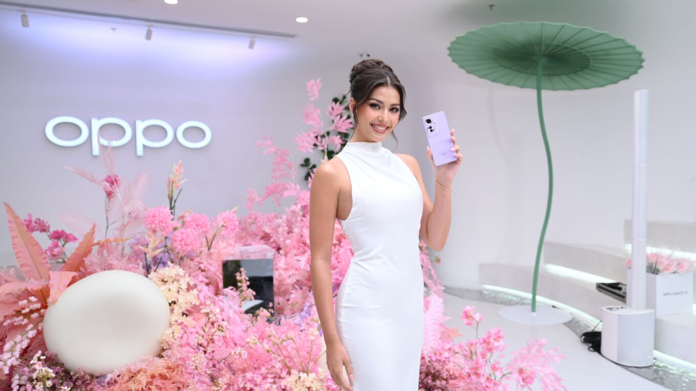 เผยความงามหลากมุมมองกับ OPPO Reno11 F 5G มอบความแตกต่างที่ลงตัว กับ แอนโทเนีย โพซิ้ว