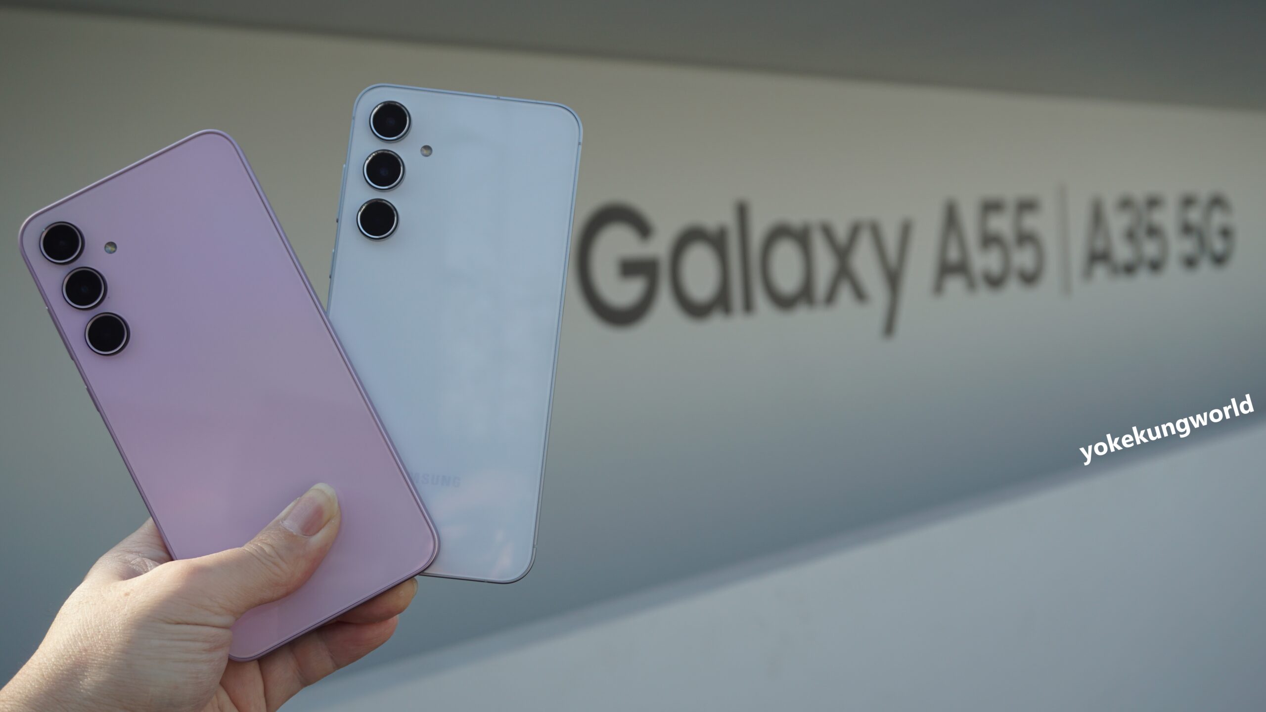แนะนำ มือถือรุ่นใหม่ 2024 Galaxy A55 5G และ Galaxy A35 5G คุ้มสุด จอใหญ่ แบตเยอะ แค่หมื่นต้น ถ่ายวีดีโอ 4K คมชัด