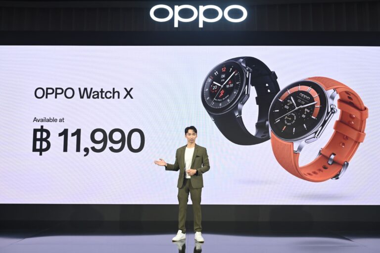 OPPO เปิดตัว OPPO Watch X สมาร์ทวอทช์แอนดรอยด์ระดับแฟลกชิปที่ดีที่สุดจาก OPPO