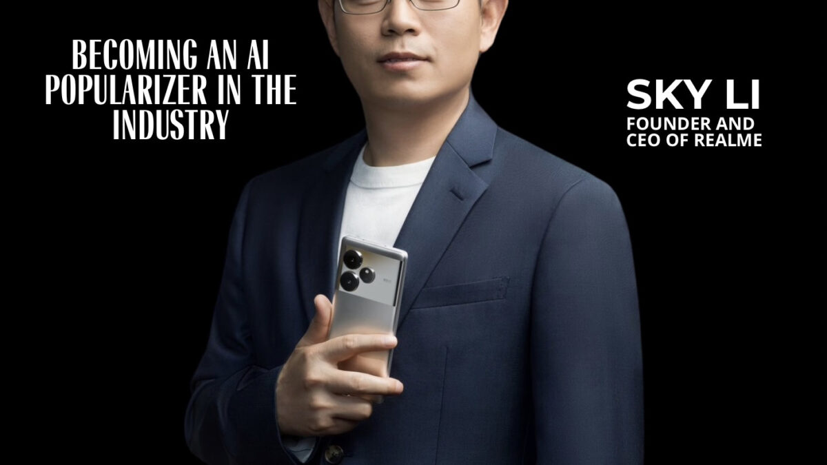 Sky Li ผู้ก่อตั้งและประธานเจ้าหน้าที่บริหาร realme