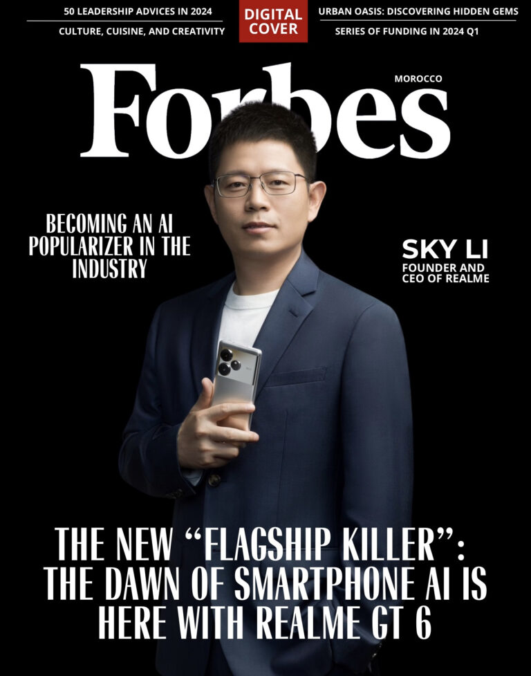 CEO realme ขึ้นปก Forbes พร้อมประกาศ realme GT series มาพร้อม AI