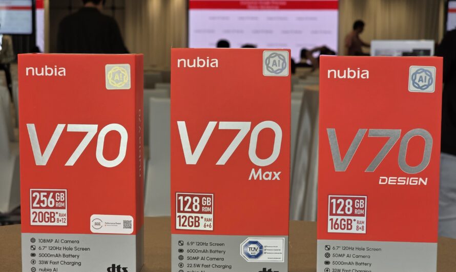 เปิดตัวแล้ว nubia V70 Series พร้อม nubia AI แกร่ง ทน จัดเต็มในงบที่คุ้มสุดๆ
