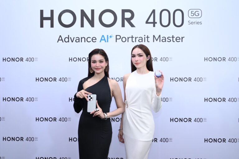เปิดตัว HONOR 400 Series สมาร์ตโฟนเรือธงเริ่มต้นแห่งยุค AI พร้อมดึงตัว ‘อิงฟ้า วราหะ’ นั่งแท่น HONOR’s Friend ต่อเนื่องเป็นปีที่ 2