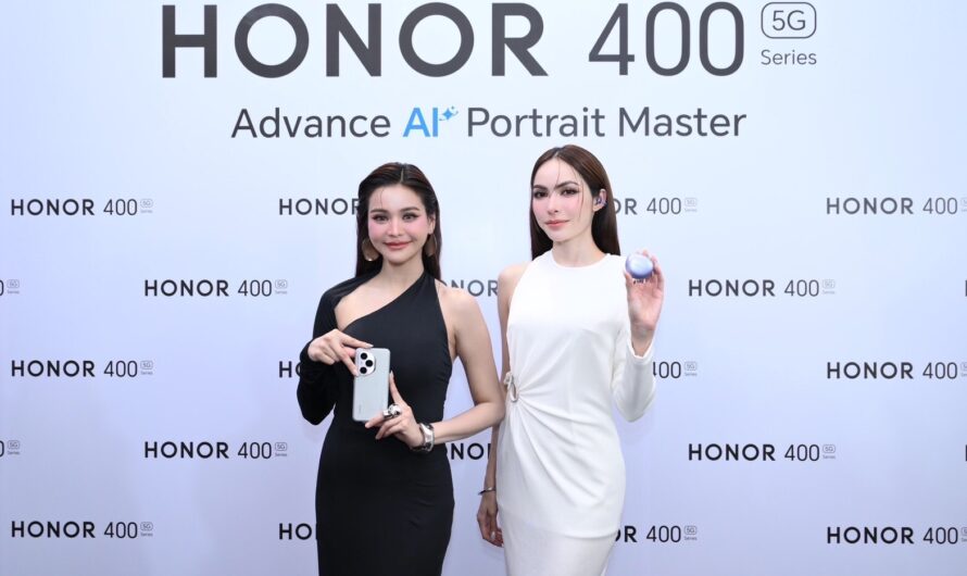 เปิดตัว HONOR 400 Series สมาร์ตโฟนเรือธงเริ่มต้นแห่งยุค AI พร้อมดึงตัว ‘อิงฟ้า วราหะ’ นั่งแท่น HONOR’s Friend ต่อเนื่องเป็นปีที่ 2