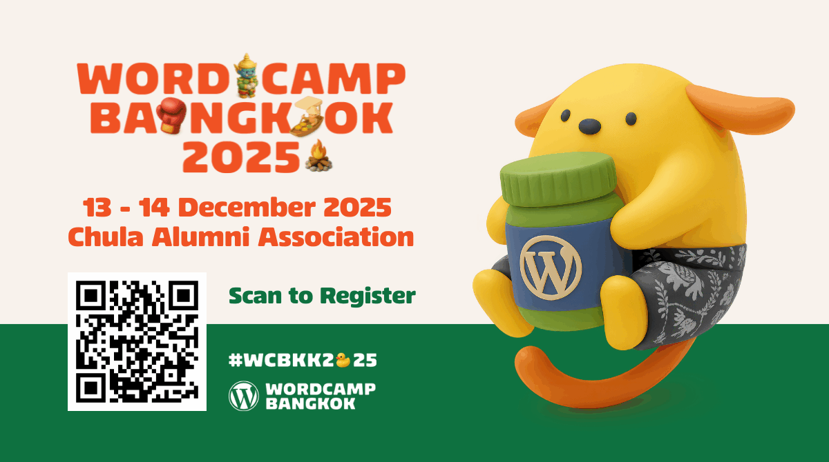 #WordCamp #WCBKK #WCBKK2025 #WordPress