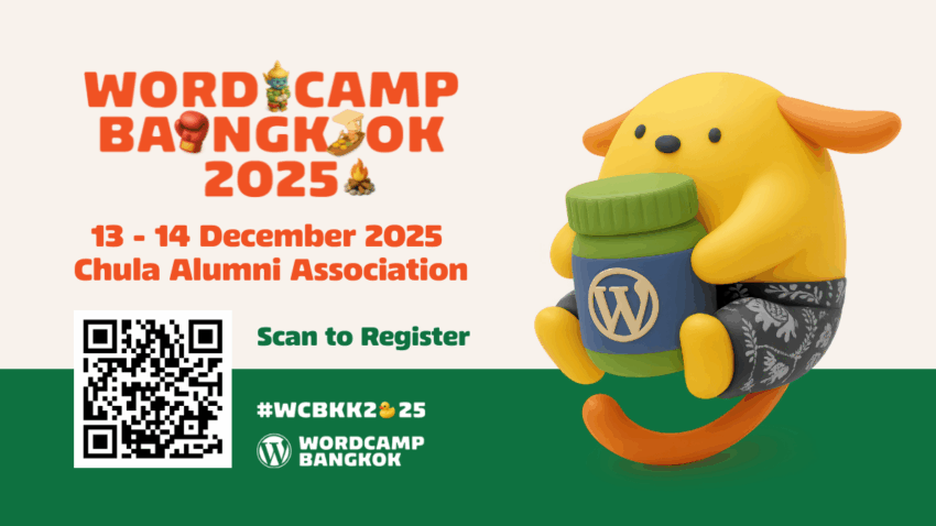 #WordCamp #WCBKK #WCBKK2025 #WordPress