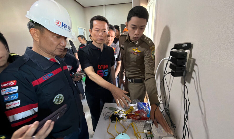 ทรูร่วมกับตำรวจ บก.ปอท. และ กสทช. บุกตรวจอาคารต้องสงสัย อ.แม่สาย ตัดอุปกรณ์ส่งเน็ตข้ามแดน เร่งขยายผลเครือข่ายปราบมิจฉาชีพเพื่อความปลอดภัยไซเบอร์ของคนไทย
