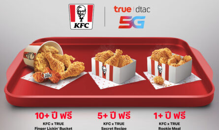 เช็คด่วน! ทรู-ดีแทค แจกฟรี KFC ชุดใหญ่ ตามอายุการใช้งาน (อัปเดต 2026)