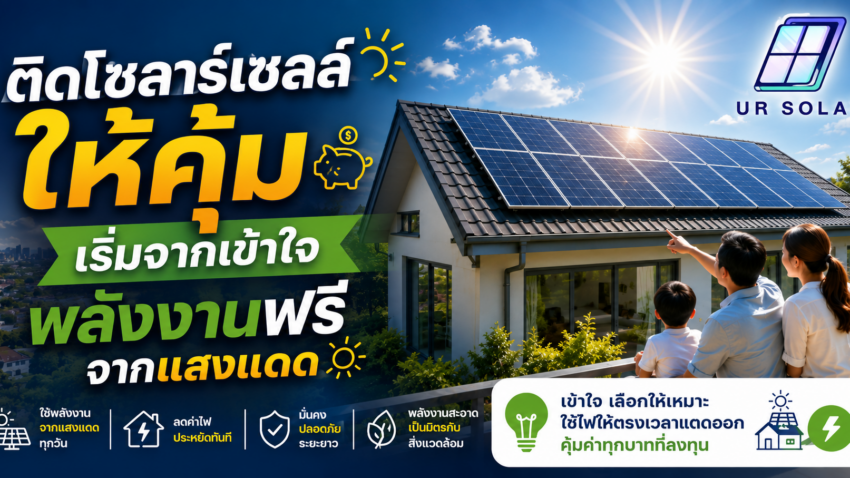 ติดโซลาร์เซลล์